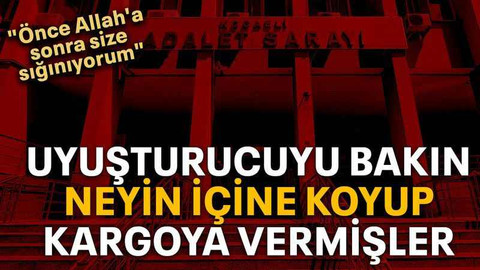 Uyuşturucuyu bakın neyin içine koyup kargoya vermişler